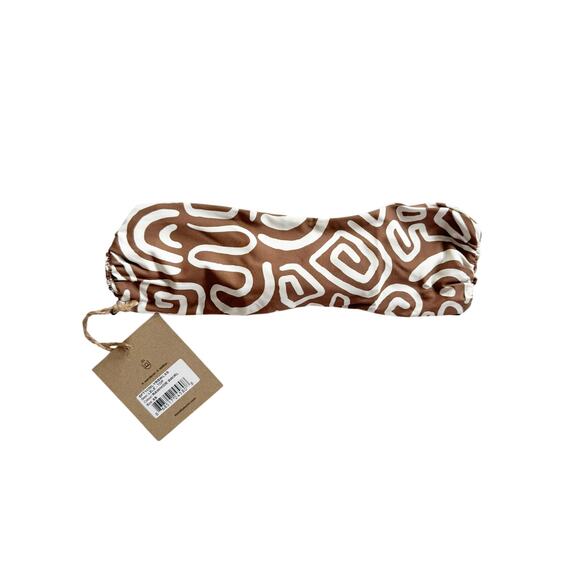 STONE FOX SWIM RAWHIDE SWIRL LELE TOP - Picture 2 of 2